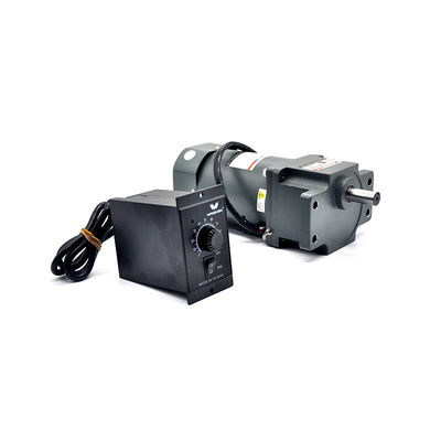Micro motore dell'ingranaggio di monofase di CA 60W del motore con il regolatore di velocità &amp; il cambio ad angolo retto
