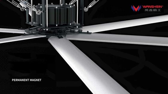 Fan del diametro 7.3m 24ft HVLS della lama per il DB a basso rumore 39 del magazzino