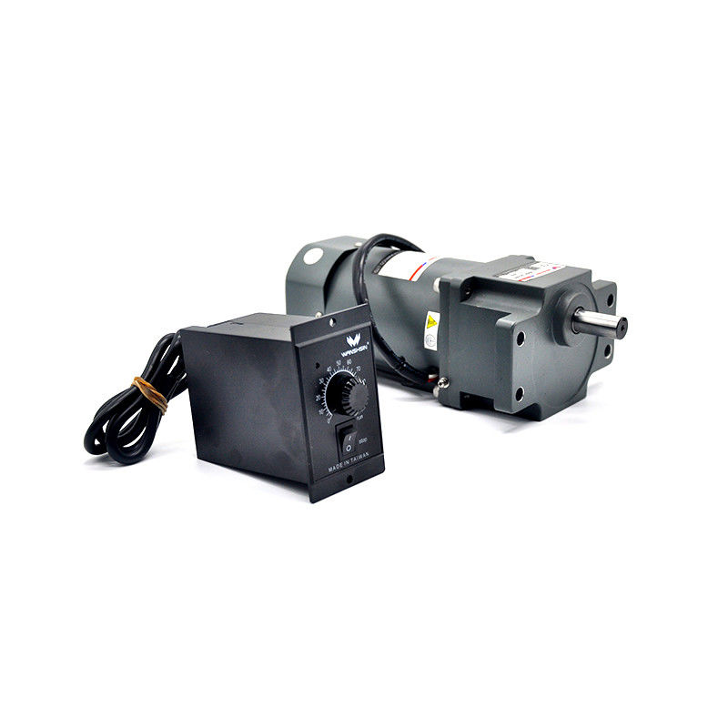 Micro motore dell'ingranaggio di monofase di CA 60W del motore con il regolatore di velocità &amp; il cambio ad angolo retto