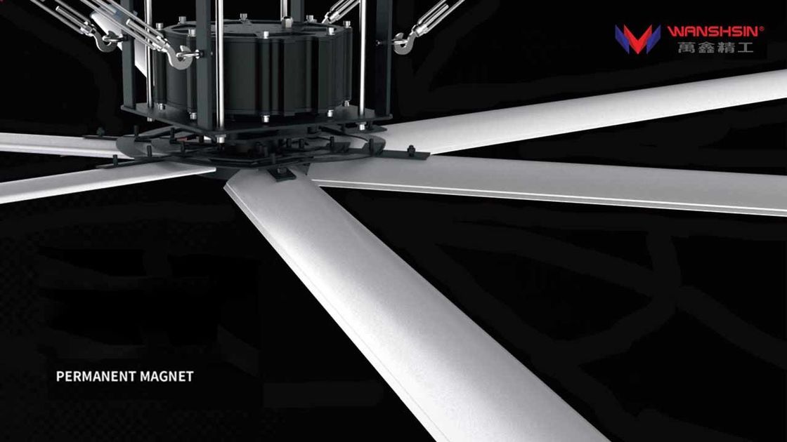 Fan del diametro 7.3m 24ft HVLS della lama per il DB a basso rumore 39 del magazzino